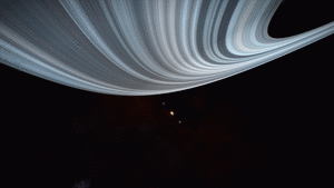 A lovely ring system and the solar system it belongs to.
