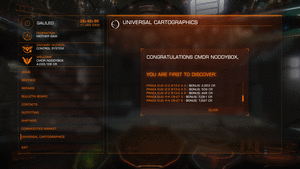 I'm the first to visit some star systems!
